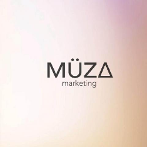 Pictured: Muza marketing logo